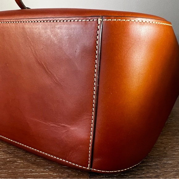 Dooney & Bourke Alto Small Camilla in Color Saddle - Picture 13 of 15